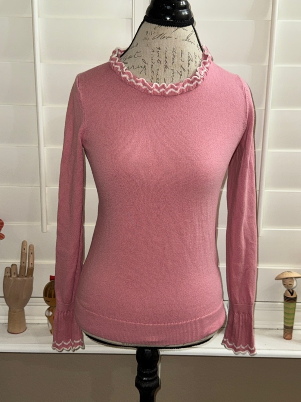 Boden Aimee Pointelle Jumper Formica Pink